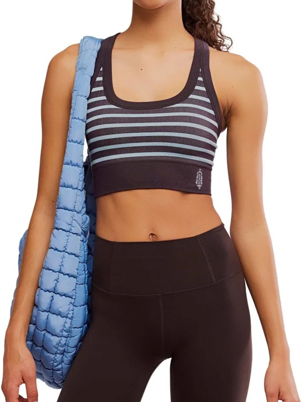 Free People FP Movement Women's Go To Stripe Bra